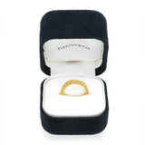 Tiffany and Co. 18k Yellow Gold Sommerset Mesh Ring