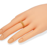 Tiffany and Co. 18k Yellow Gold Sommerset Mesh Ring