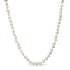 Vintage 14k Yellow Gold Cultured Pearls Matinee Length Necklace