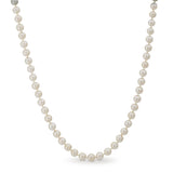 Vintage 14k Yellow Gold Cultured Pearls Matinee Length Necklace