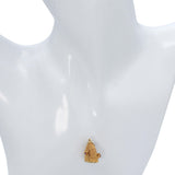 Vintage 14k Yellow Gold Ruby Beehive Charm Pendant