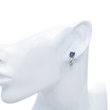 Vintage Platinum Tanzanite Earrings and Pendant Set