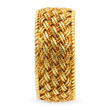Vintage Tiffany & Co. 18k Yellow Gold Woven Mesh Ring