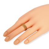 Vintage Tiffany & Co. 18k Yellow Gold Woven Mesh Ring