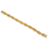 Vintage Chanel 18k Yellow Gold Byzantine Chain Bracelet