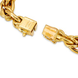 Vintage Chanel 18k Yellow Gold Byzantine Chain Bracelet