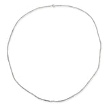 Vintage 900 Platinum Cable and S Link 27" Chain Necklace