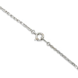 Vintage 900 Platinum Cable and S Link 27" Chain Necklace