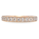 14K Yellow Gold 0.61tcw Diamond Wedding Eternity Band