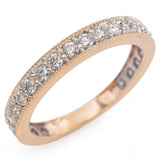14K Yellow Gold 0.61tcw Diamond Wedding Eternity Band