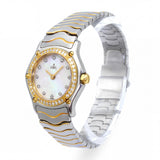 Ebel Classic Wave Two Tone Diamond Bezel MOP Dial Women's Quartz Watch