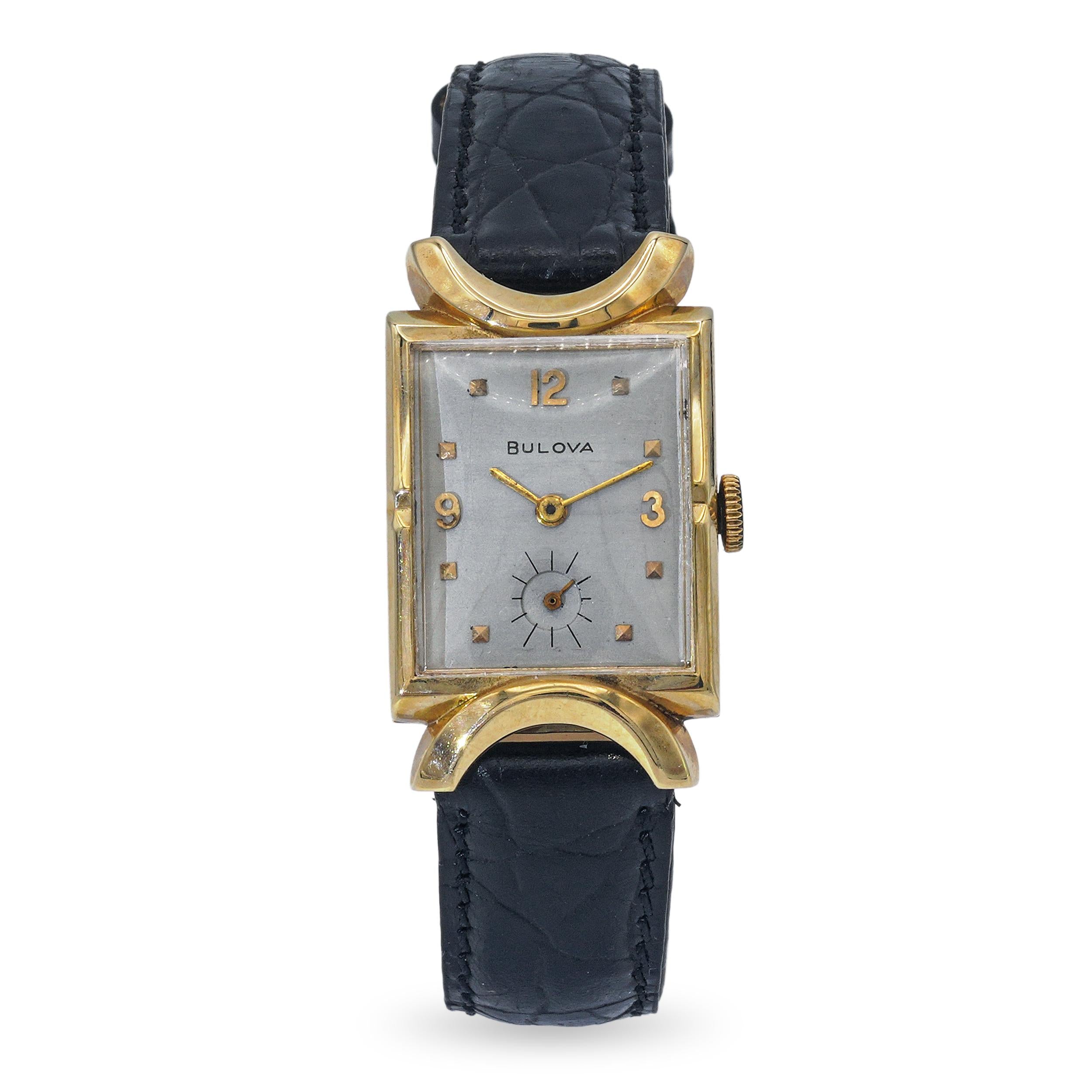 Vintage Bulova Chesterfield 14k Yellow Gold Handwind Watch