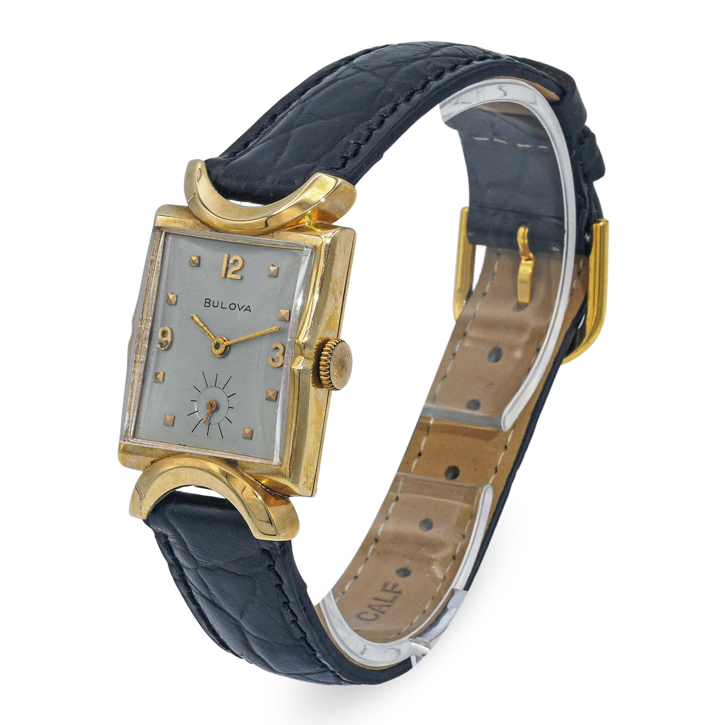 Vintage Bulova Chesterfield 14k Yellow Gold Handwind Watch
