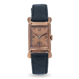 Vintage 1940s Bulova Ambassador 14k Rose Gold Watch
