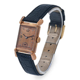 Vintage 1940s Bulova Ambassador 14k Rose Gold Watch