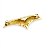 Vintage Tiffany and Co. 18k Yellow Gold Seagull Brooch