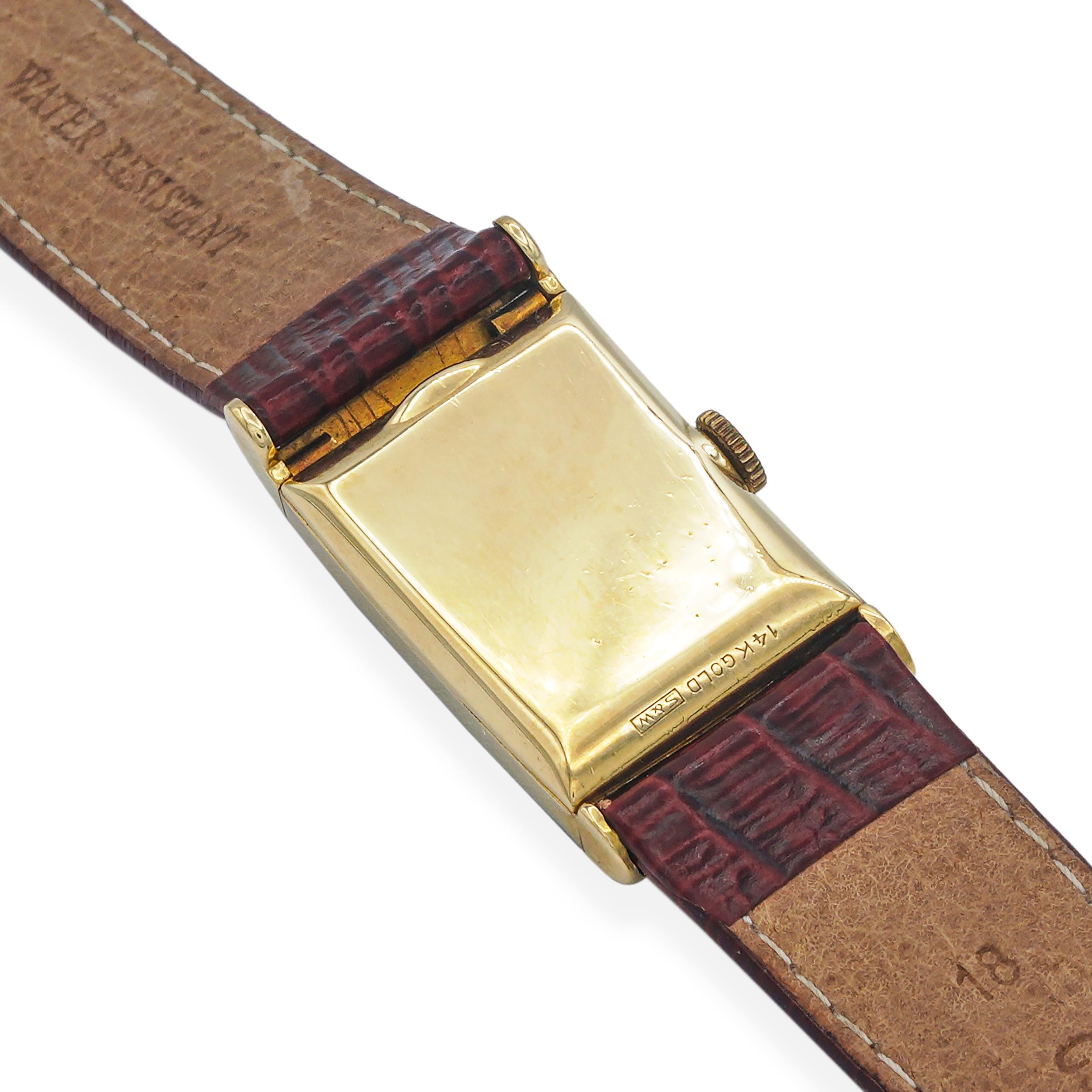Vintage Lord Elgin 14k Yellow Gold Handwind Watch