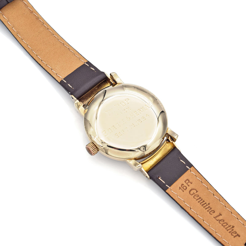 Vintage Hamilton 14K Yellow Gold Automatic Men's Watch 33 mm