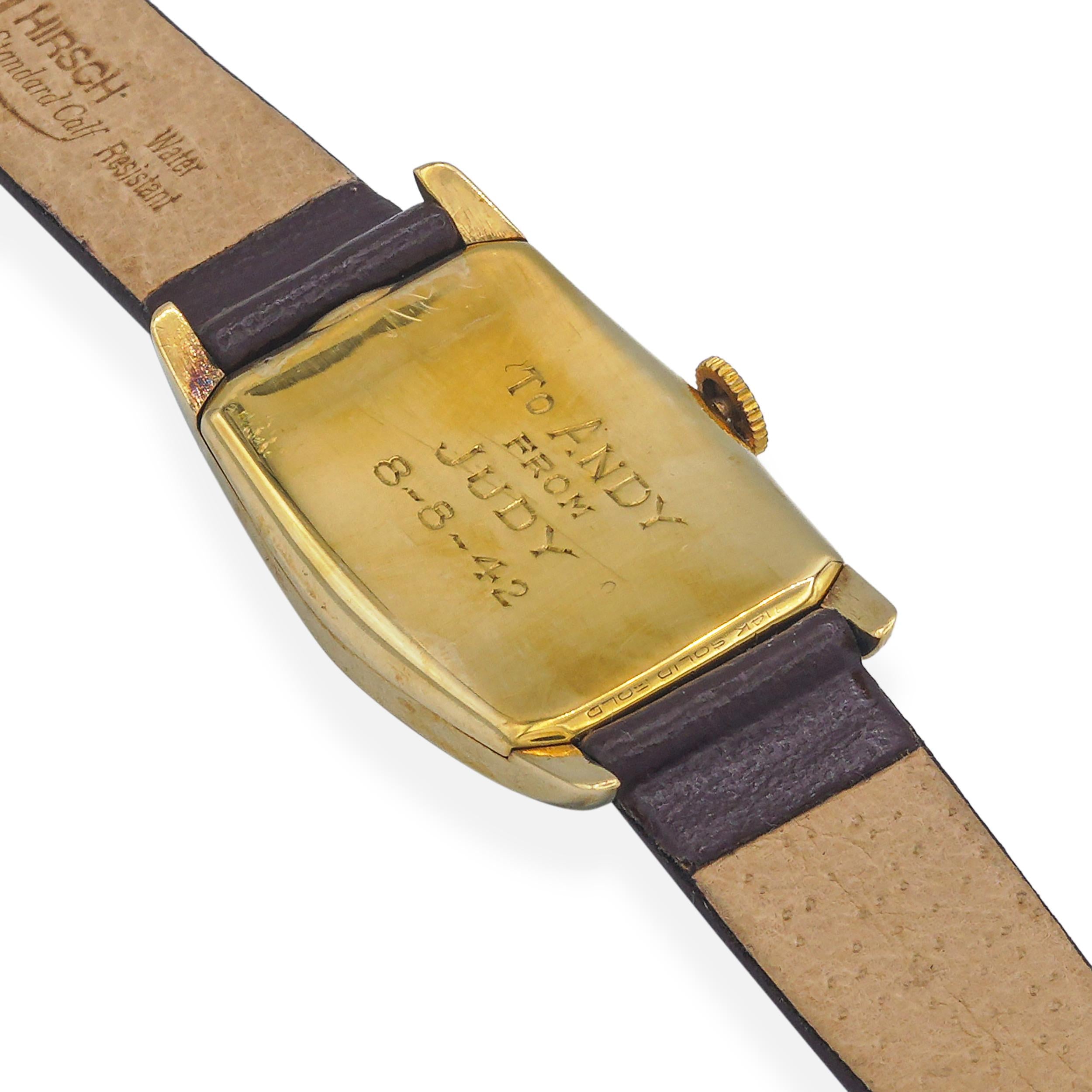 Vintage Lord Elgin 14k Yellow Gold Handwind Watch