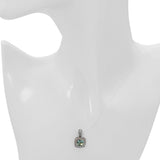 David Yurman Albion Sterling Silver Aquamarine & Diamond Pendant