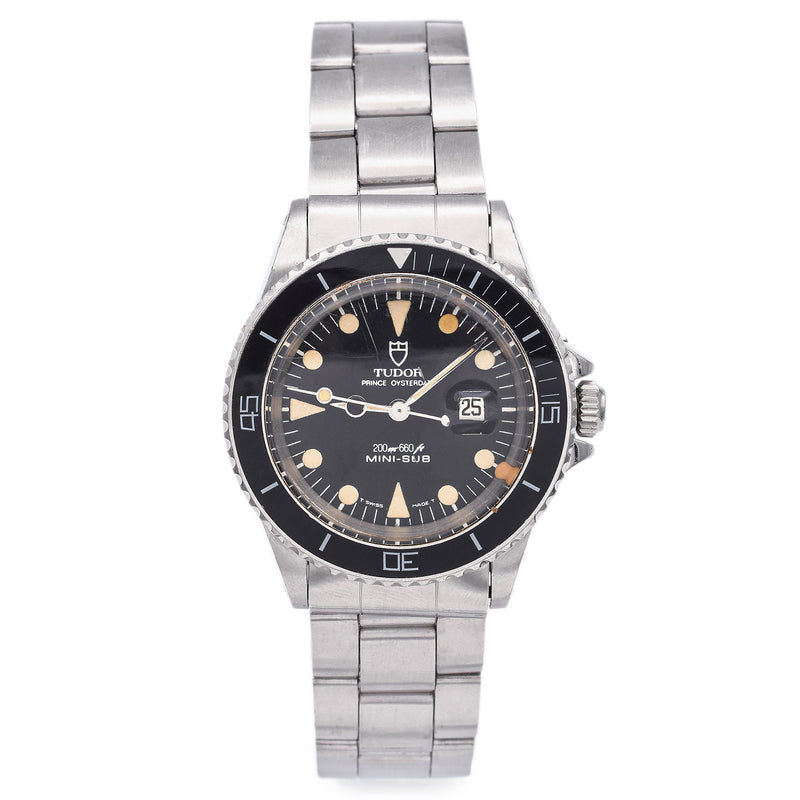 TUDOR Oyster Prince Date Mini Sub 94400 Automatic Watch 33mm Blue Ribbon Rarities