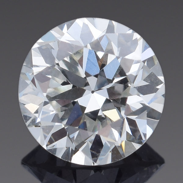 GIA Cert 1.27 Ct Old Euro Round Brilliant K VVS2 Loose Diamond 6.81 - 6.90 x 4.31 mm