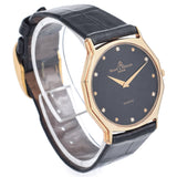 Baume & Mercier Geneve 14K Gold Diamond Dial Quartz Men's Watch Ref. 97266 + Box