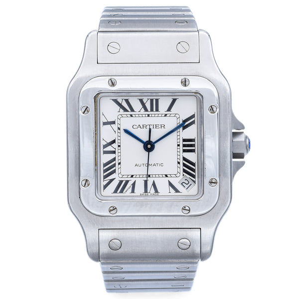 Cartier Santos Galbee Stainless Steel Automatic Men’s Watch Ref 2823