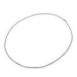 David Yurman Sterling Silver and 14K Gold Box Chain Necklace