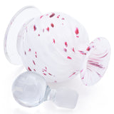 Designer Murano Art Glass Perfume Bottle Decanter with Stopper