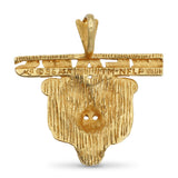 Vintage Michael Anthony 14k Yellow Gold Chicago Bears NFL Pendant