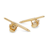 Vintage Tiffany & Co. 14k Yellow Gold Ruby Bar Cufflinks