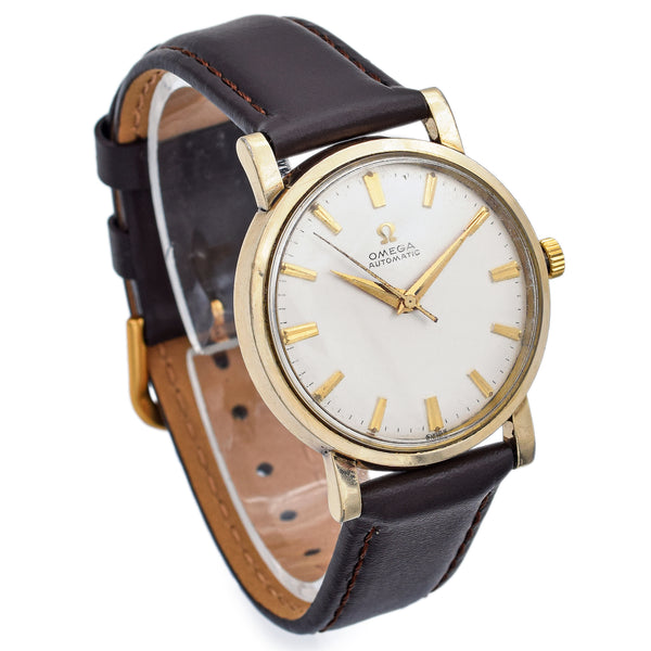 Vintage Omega 10K GF/Steel Men's Automatic Wristwatch 33 mm