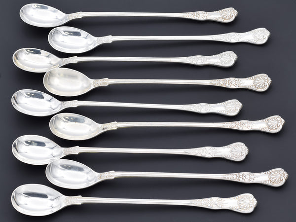 Antique Tiffany & Co Sterling Silver Spoon Set of 9