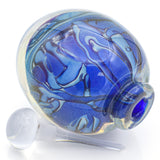Robert Eickholt 1986 Art Glass Perfume Bottle Decanter with Stopper