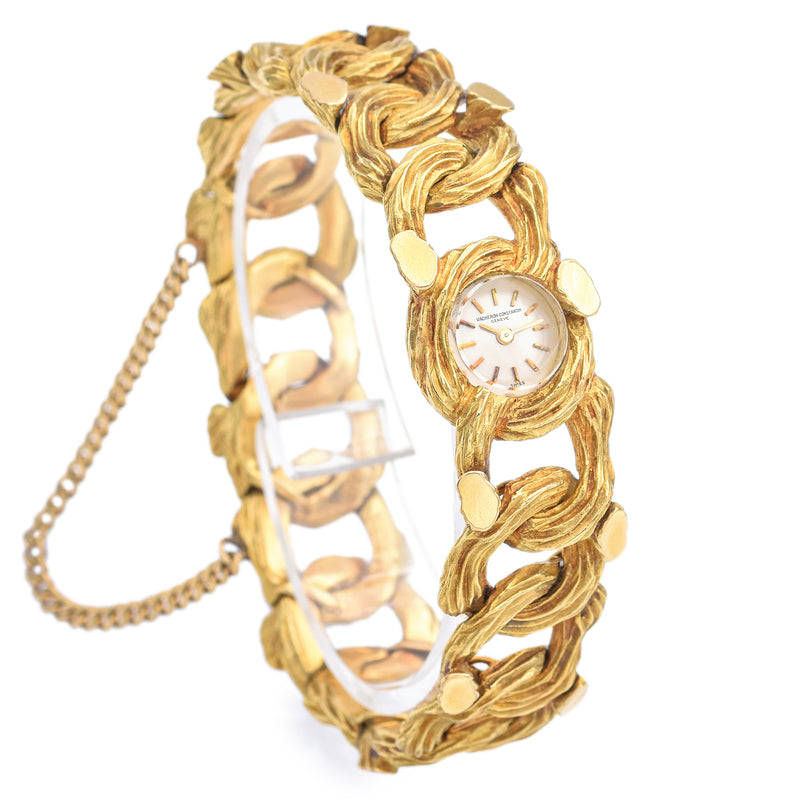 Vacheron Constantin Geneve 18K Yellow Gold Hand Wind Women's Watch + Box Papers