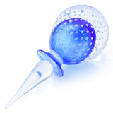 Designer Murano Art Glass Perfume Bottle Decanter with Stopper