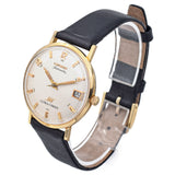 Vintage Longines Ultra-Chron 18K Yellow Gold Automatic Men's Date Watch 34.5 mm