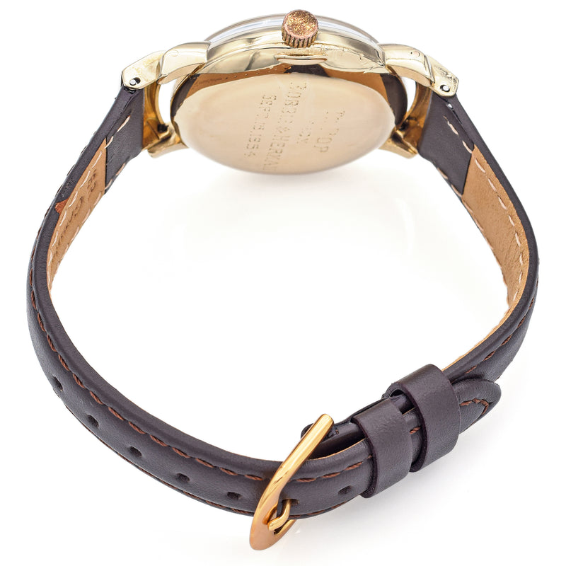 Vintage Hamilton 14K Yellow Gold Automatic Men's Watch 33 mm