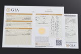 GIA Certified 0.89 Carat Round Brilliant I SI2 Diamond 8.93 x 4.95 x 3.34 mm
