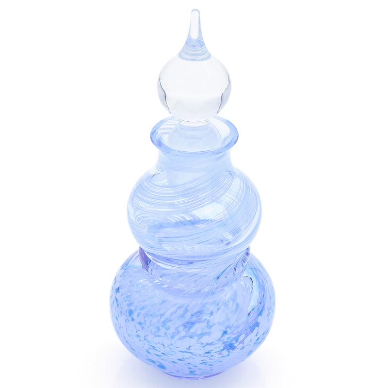 Designer Murano Art Glass Perfume Bottle Decanter with Stopper