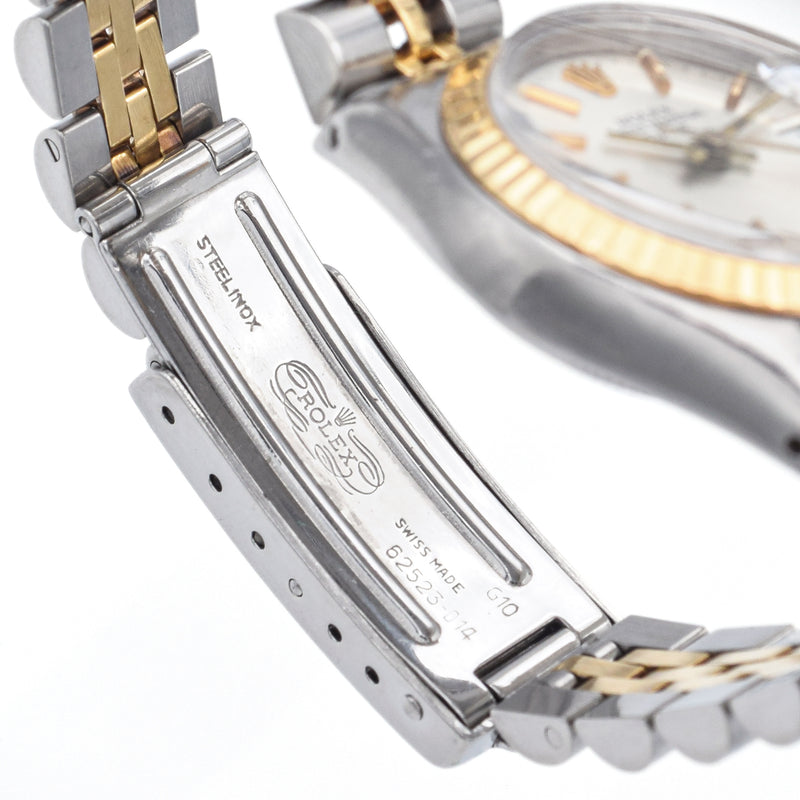Rolex Oyster Perpetual SS/14K Gold Women's Automatic Watch Ref 6917 +Box Booklet