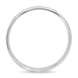 Vintage Platinum Wire Textured Wedding Band Ring