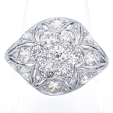 Antique Art Deco Platinum Diamond Band Ring Size 5.75