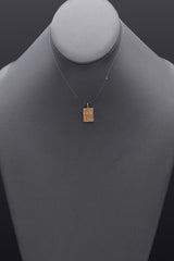Vintage 14K Yellow Gold Lord's Prayer Holy Bible Charm Pendant 2.3 Grams
