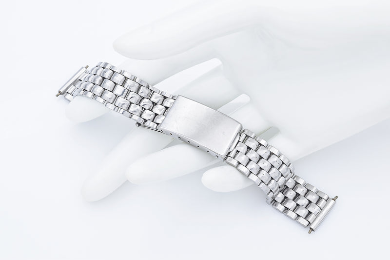 Vintage Gay Freres Stainless Steel Watch Band Bracelet