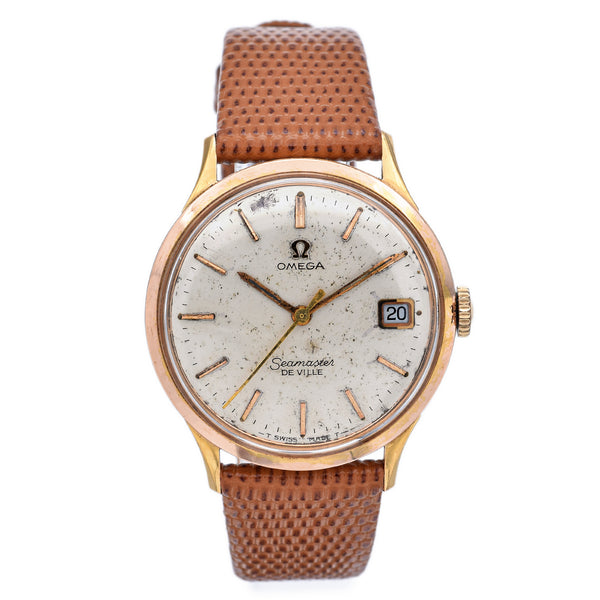 Vintage 1965 Omega Seamaster De Ville Cal. 611 Men's 18K Gold Automatic Watch