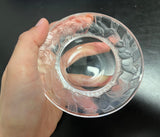 Vintage Lalique Irene Circle of Birds Clear and Frosted Glass Pin Dish