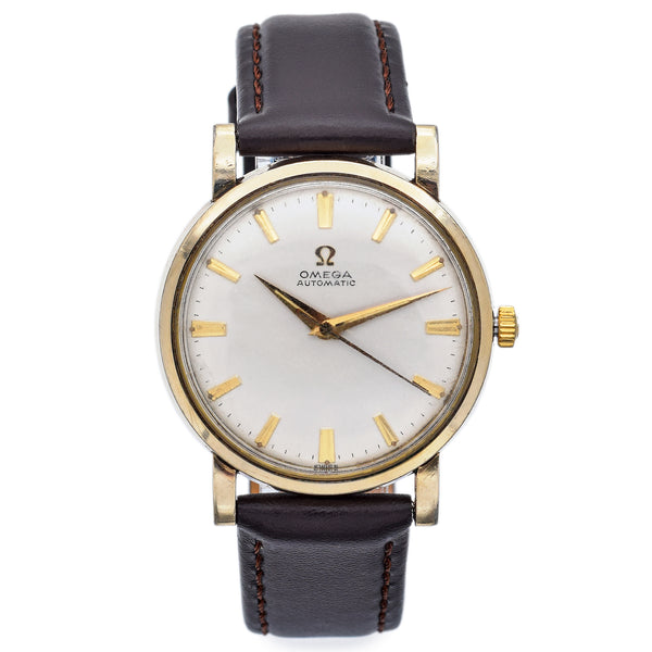 Vintage Omega 10K GF/Steel Men's Automatic Wristwatch 33 mm