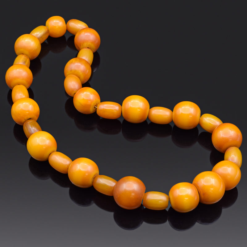 Butterscotch Amber Necklace for sale at auction on 21st February | Bidsquare